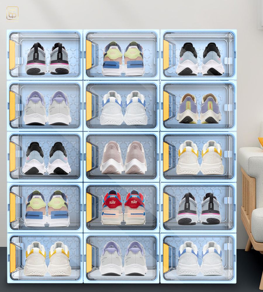 Tủ đựng giày bằng nhựa lắp ghép có 4 ngăn